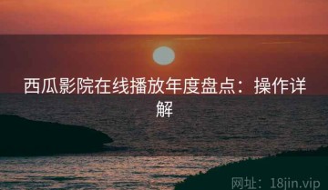 西瓜影院在线播放年度盘点：操作详解