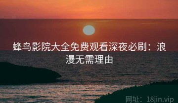 蜂鸟影院大全免费观看深夜必刷：浪漫无需理由