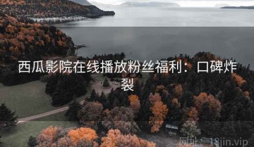 西瓜影院在线播放粉丝福利：口碑炸裂